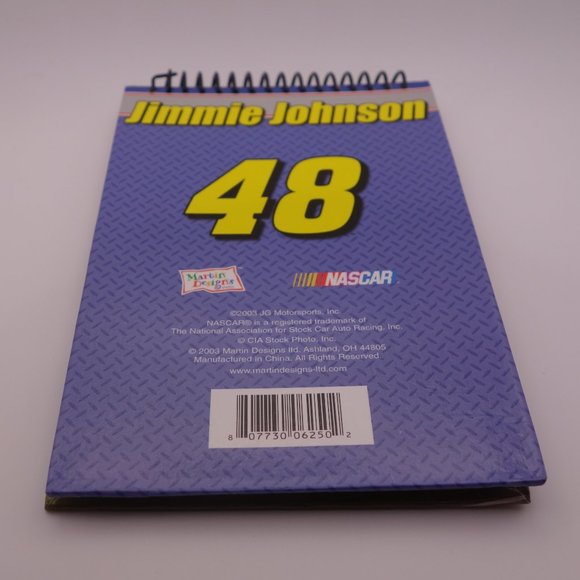 Jimmie Johnson 48 Lowes Spiral Notepad & Collectible Stamp Stickers - Picture 10 of 14